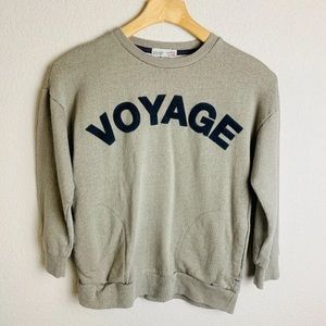 Zara Boys Voyage Green Sweatshirt